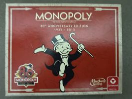 Monopoly Kartenspiel - 80th Anniversary Edition - Top!