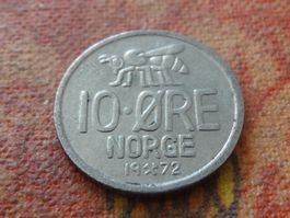 NORVEGE  10  ORE  1972