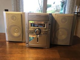 Sharp Radio / 5-fach CD Wechsler / Kassettendeck