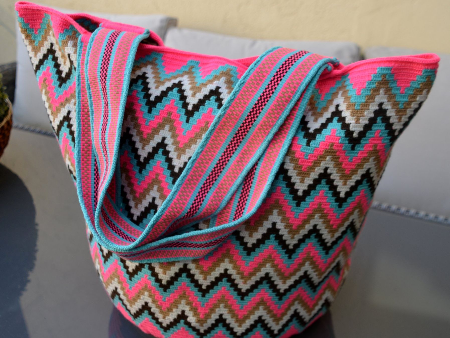 Borse da donna: Wayuu Mochila Tasche / sac Handmade – Usato da Collonges venduto da Allegree 2