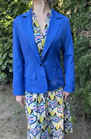 Chic Blazer colore blu elettrico-tg M/L-nuovo