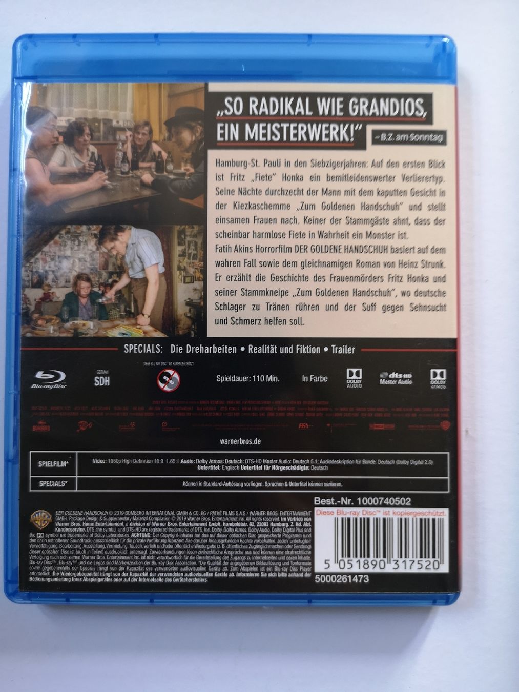 Tutti i DVDs: Der Goldene Handschuh Blu-ray Film – Usato da Tann venduto da Veebee6 1