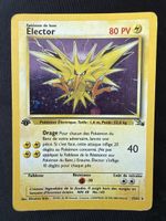 Pokémon Électhor 15/62 Holo – Fossile 1ère Édition FR
