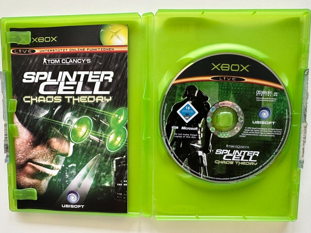 Tom Clancy's Splinter Cell Collection, Xbox Original (Gebraucht) in ...