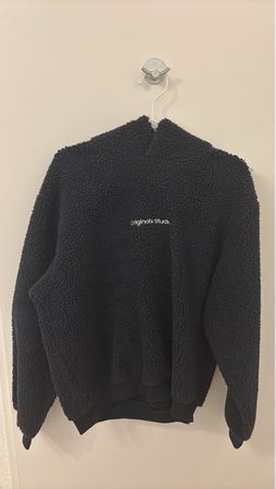 Fleece Pulover von Originals Studio, Schwarz, Grösse M