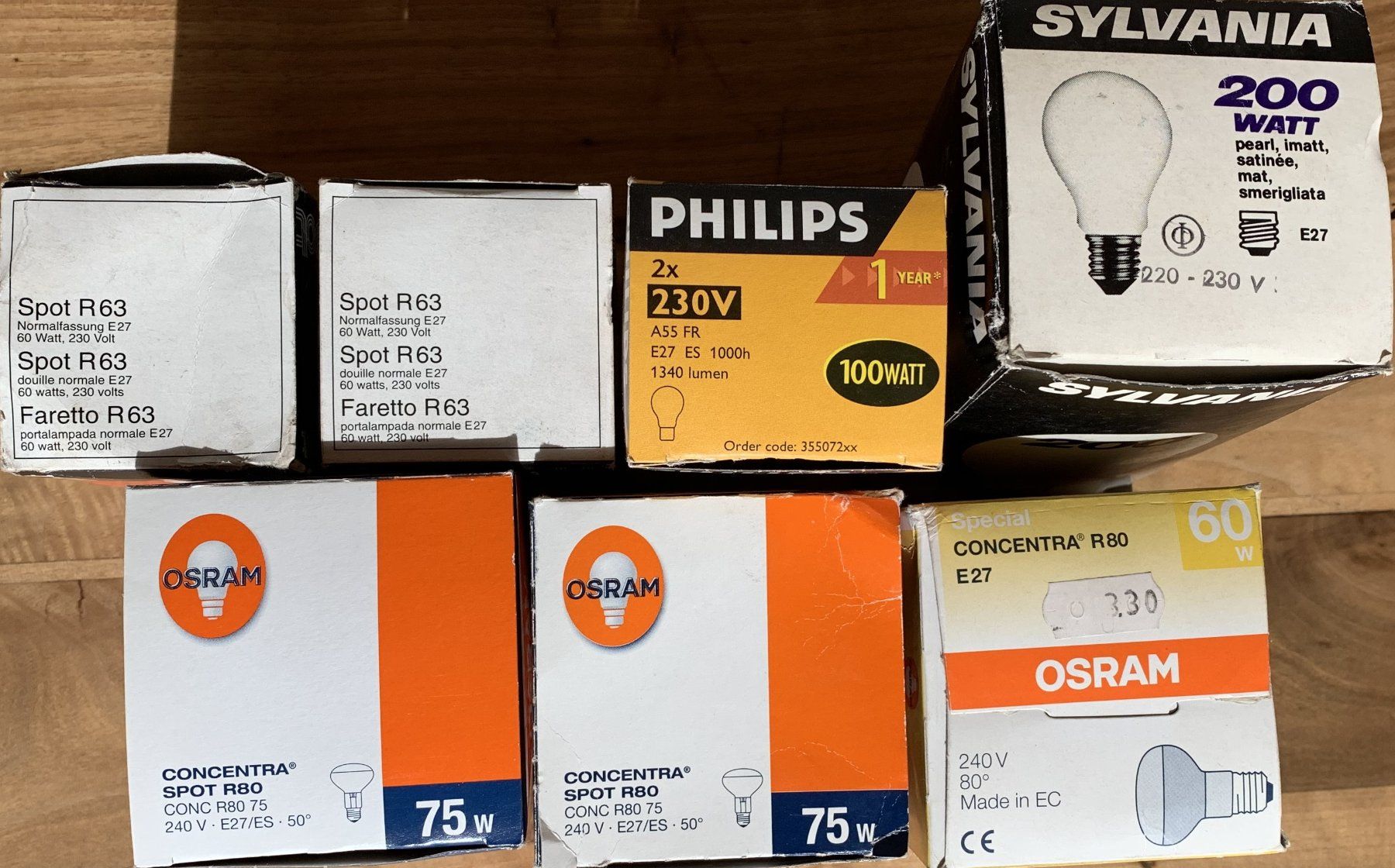 Osram Lampade: Diverse Spotlight & Glühbirnen, E27 – Usato da Birsfelden venduto da Emporio82 2