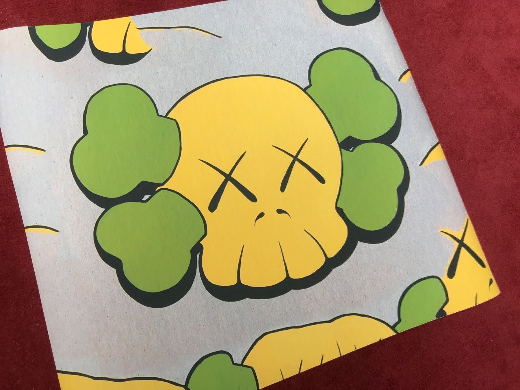 Poster & Bilder: KAWS Poster SKULL 100 x 100 cm – Neu (gemäss Beschreibung) aus Zürich von stock4you
