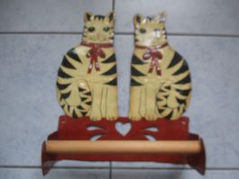 Rollenhalter für Haushaltpapier Katze