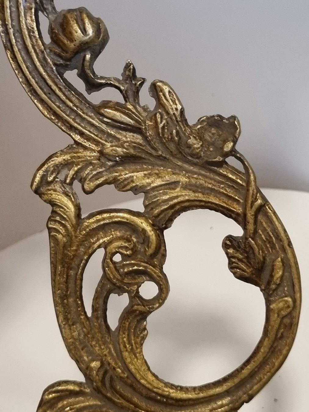 Portacandele: Antiker Wandkerzenhalter Messing/Bronze um 1900 – Usato da Scharnachtal venduto da devin03 2
