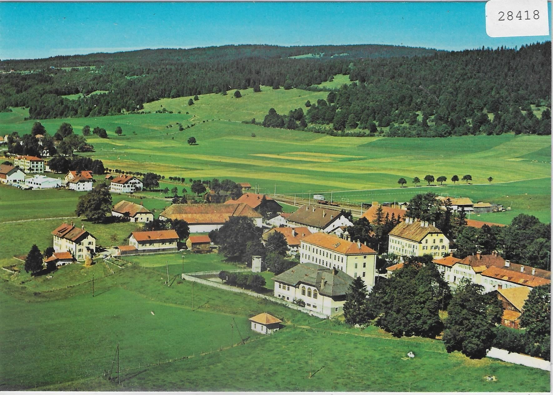 Ansichtskarten: Les Verrieres - Vue aerienne – Gebraucht aus Ettingen von Kartenplanet