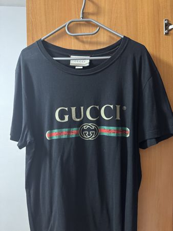 Gucci Vintage Logo Washed Oversize T-Shirt – Schwarz – Gr. S