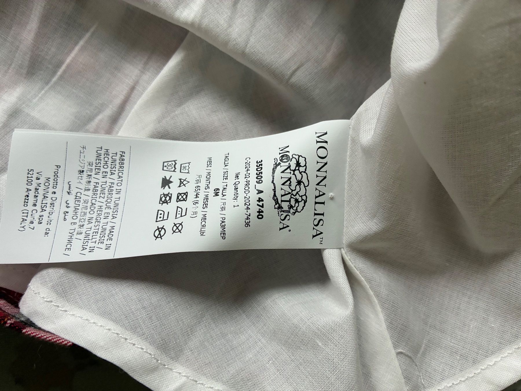 Monnalisa Vestiti & Gonne: Neues Monnalisa Babykleid – Nuovo e nell'imballaggio originale da Zürich venduto da DrODrMo 4