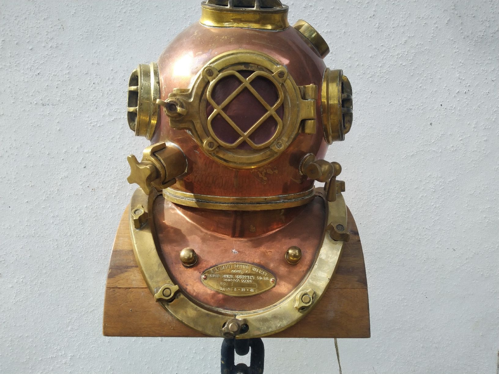 Mute per immersioni: U.S. Navy Diving Helmet 1941 – Usato da Weggis venduto da cherry2000 2