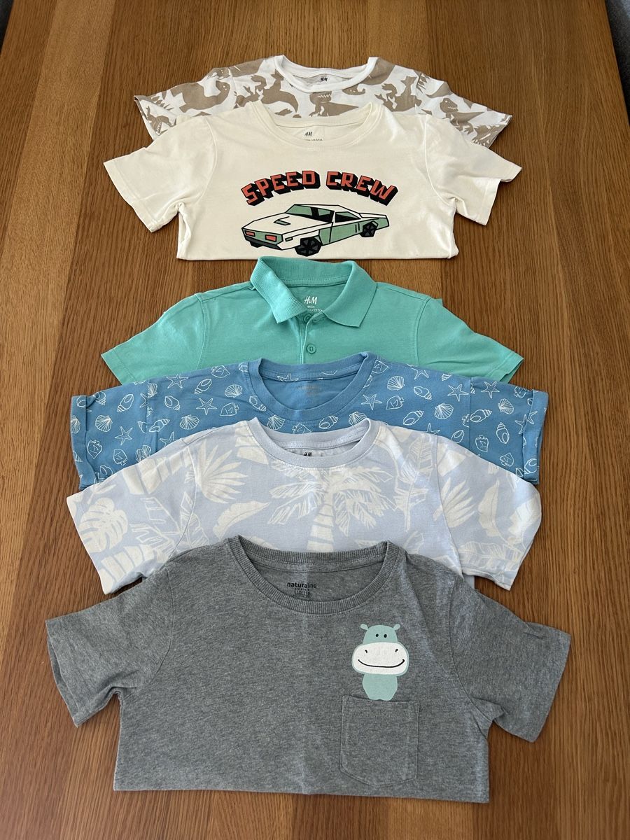 H&M Camicie, T-shirt & Polo: 6 Kinder T-Shirts Grösse 110/116 – Usato da Schwarzenbach SG venduto da bienchen22 1
