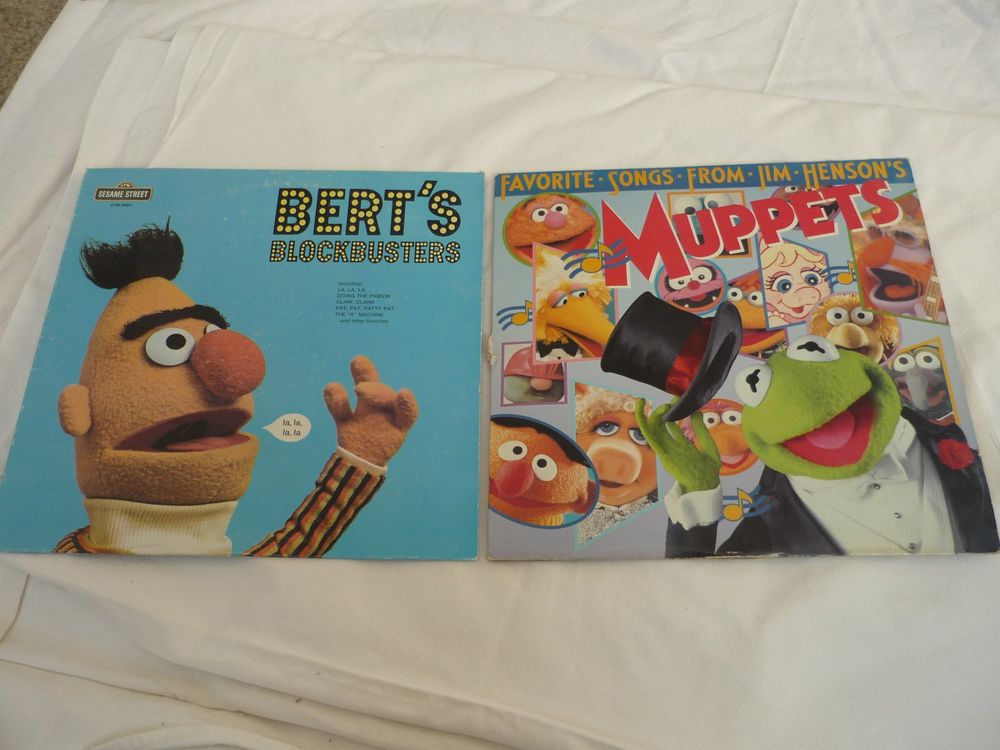 2x Vinyl Sesamstrasse Berts Blockbuster + Muppets Show Songs (Gebraucht ...