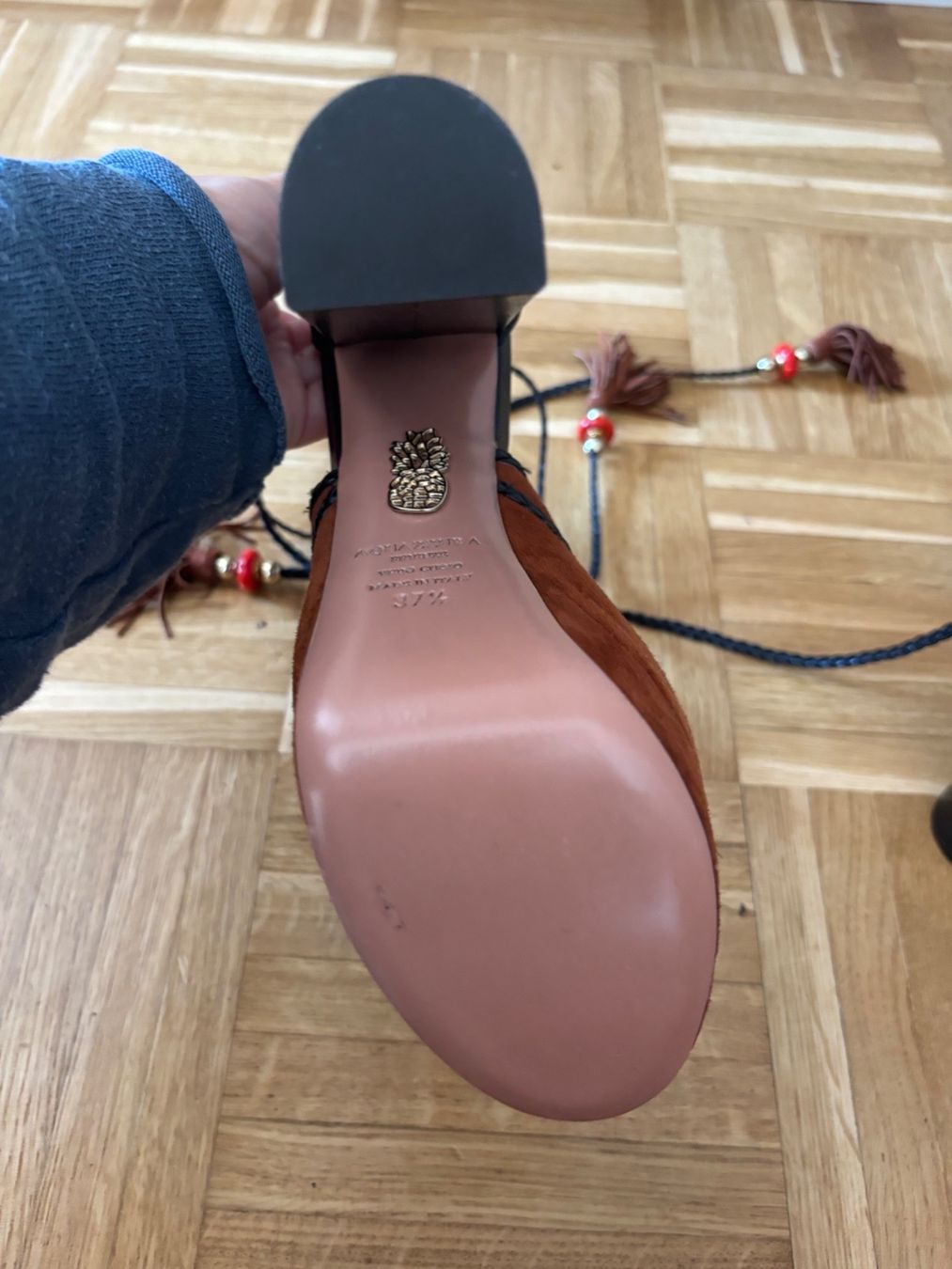 Aquazzura Damenschuhe: Sandales compensées aquazzura neuves – Gebraucht aus Genève von bha_jcf5 3