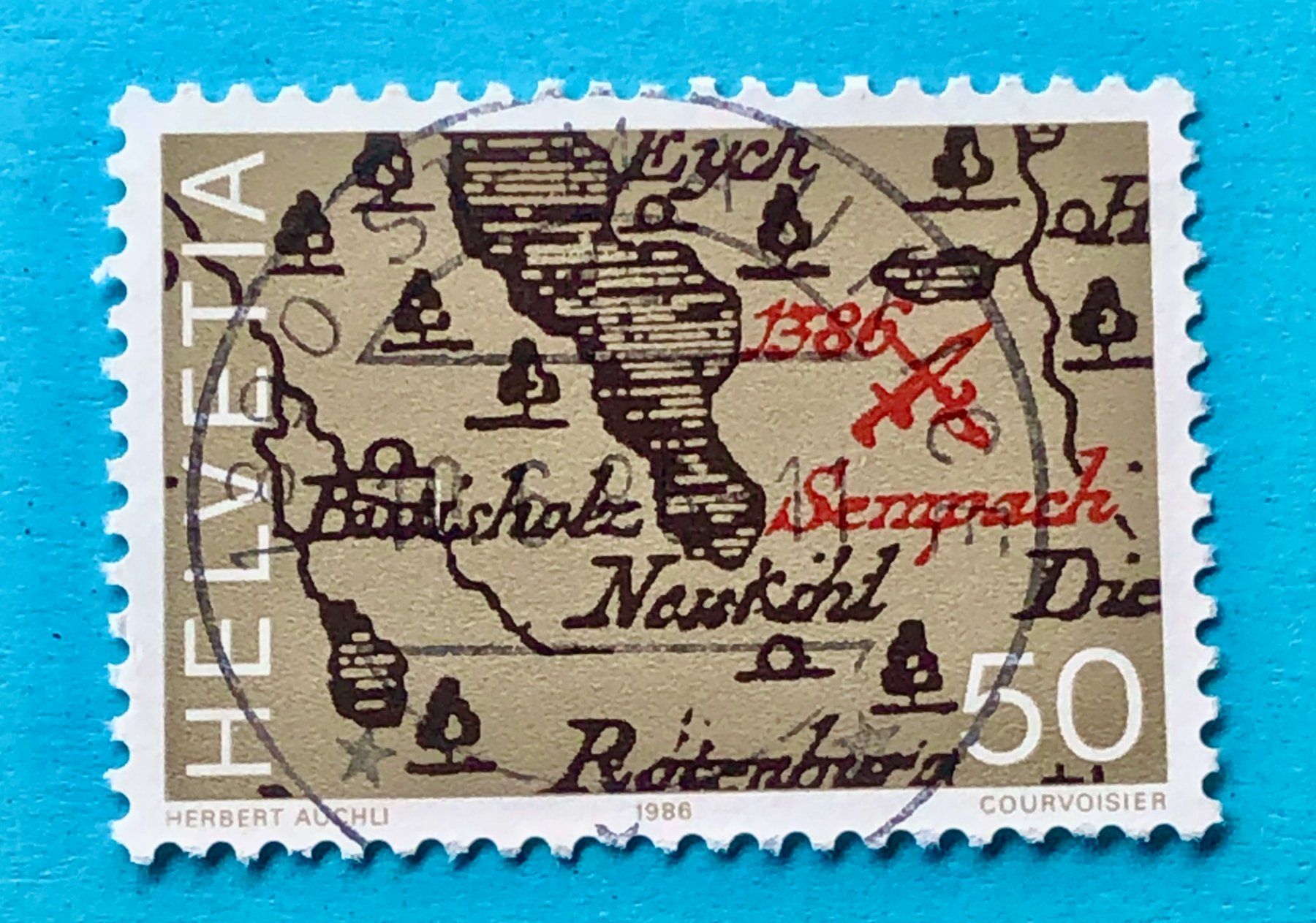Tutti i francobolli: Nr.721  Stempel  1986   – Usato da Aarau venduto da Billa007