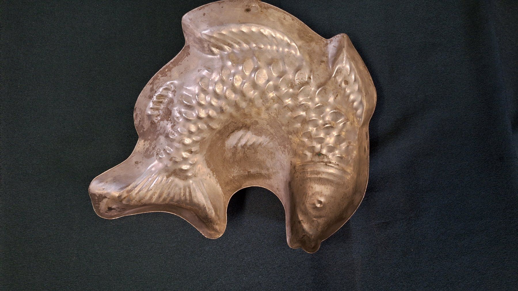 Teglie da forno: Vintage Kupferform "Fisch" – Usato da Arlesheim venduto da shopradl 1