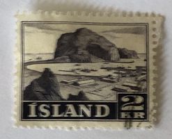 Briefmarken aus Island Landschaften gestempelt