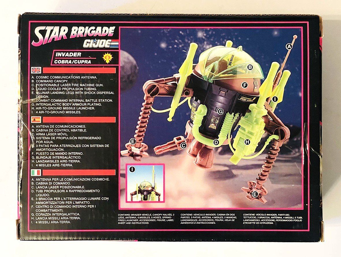Hasbro Statuette: GI Joe Star Brigade Invader Cobra Hasbro mit Payload Figur – Usato da Duggingen venduto da nad_6yzh 1