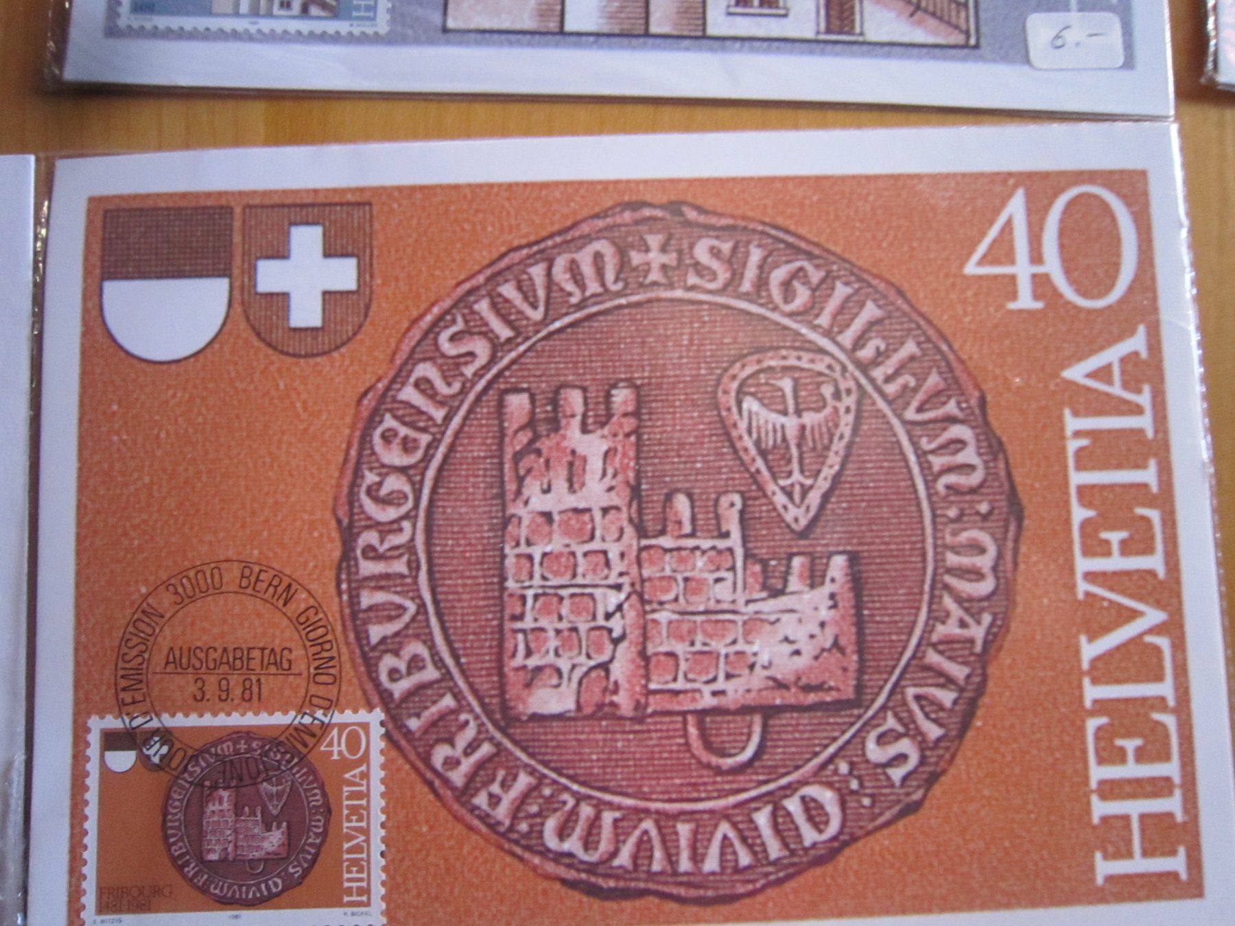 Tutti i francobolli: CH 1981 FDC Serie einzeln 4er und Maximumkarten – Usato da Gordola venduto da Polentaefung 4