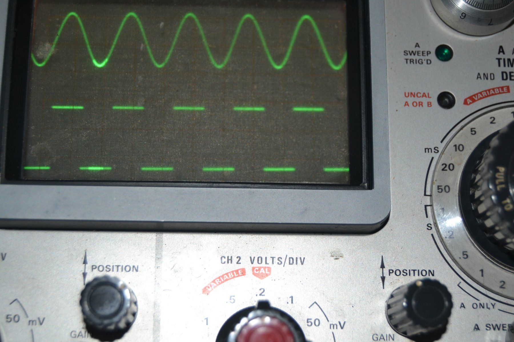 Misurare: Tektronix 453 50MHz  "IBM Version" – Usato da Wil SG venduto da fanofrio 2