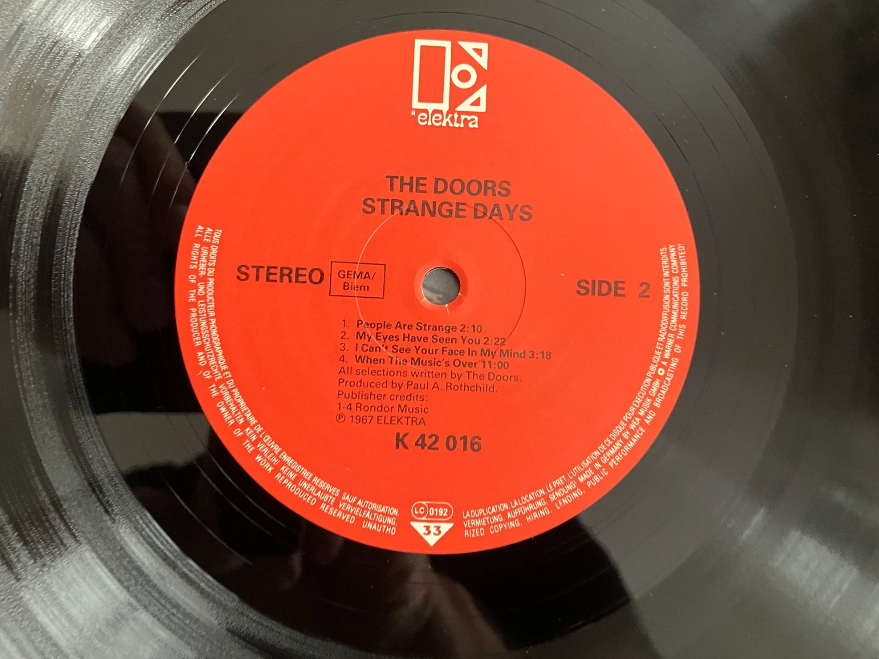 Dischi in vinile: The Doors – Usato da Aarwangen venduto da Jukebox3 6