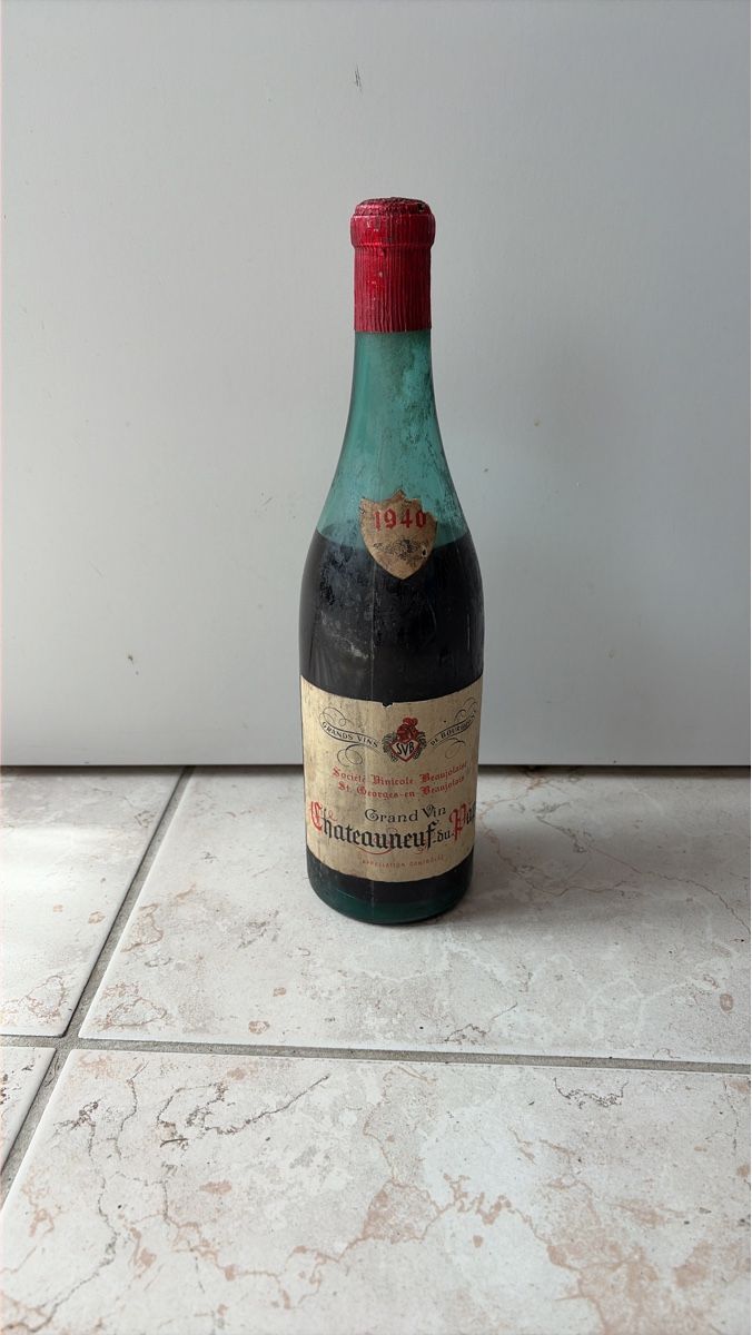 Vino: Chateauneuf-du-Pape Wein 1940 – Usato da Windlach venduto da Liat