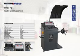 Weber Radwuchtmaschine, Reifen, Auswucht-Maschine