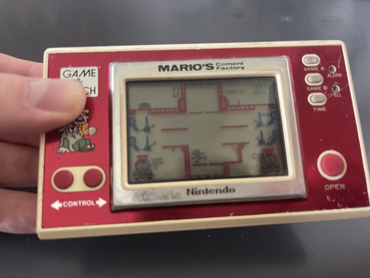 game&watch Console: Nintendo Game & Watch - Mario's Cement Factory – Usato da Zuerich venduto da Dorsi 2