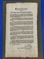 Der kleine Rath des Kantons Graubünden 1.11.1808.Publikation