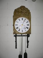 Schöne, gut erhaltene Comtoise-Uhr von Privat