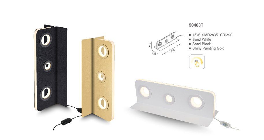 Lampade: Moderne LED-Tischlampe schwarz – Nuovo (secondo la descrizione) da Sissach venduto da mondilux 1