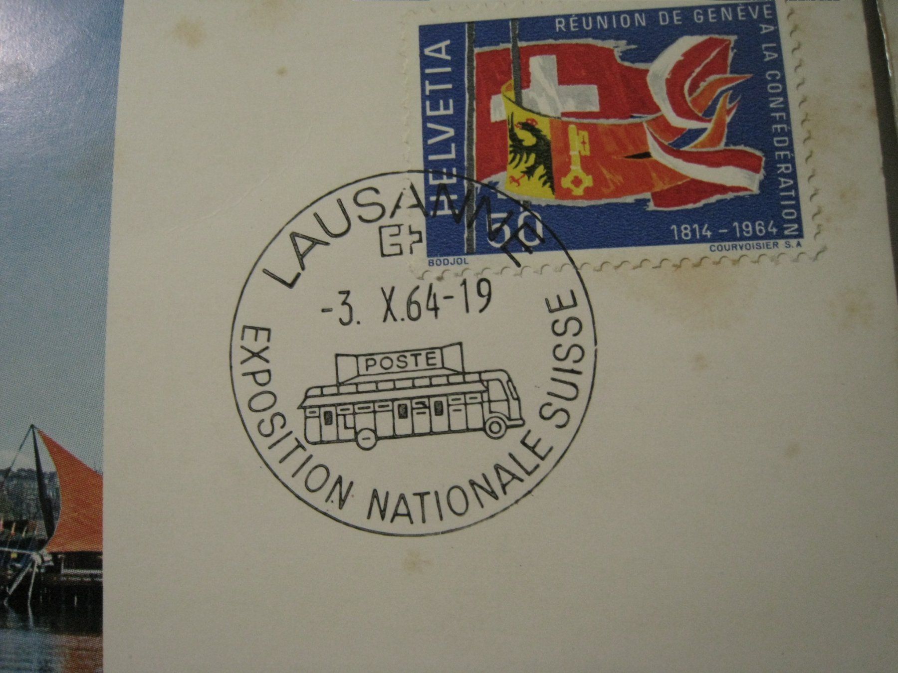 Tutti i francobolli: Expo   3.10.1964  4 Stück – Usato da Aarwangen venduto da Pinsel7890