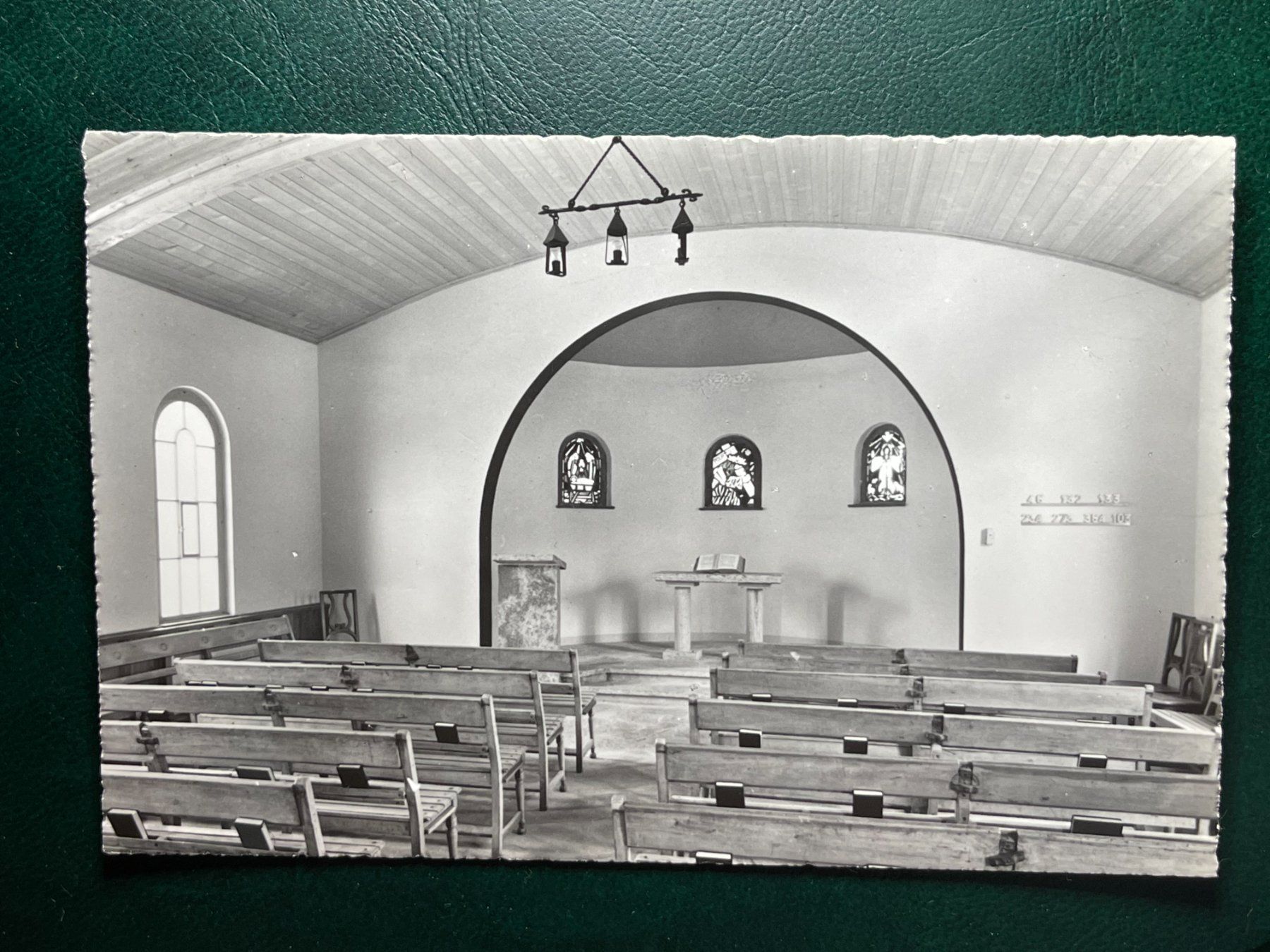 Ansichtskarten: Verbier - Temple protestant – Gebraucht aus Steg VS von _vinci_