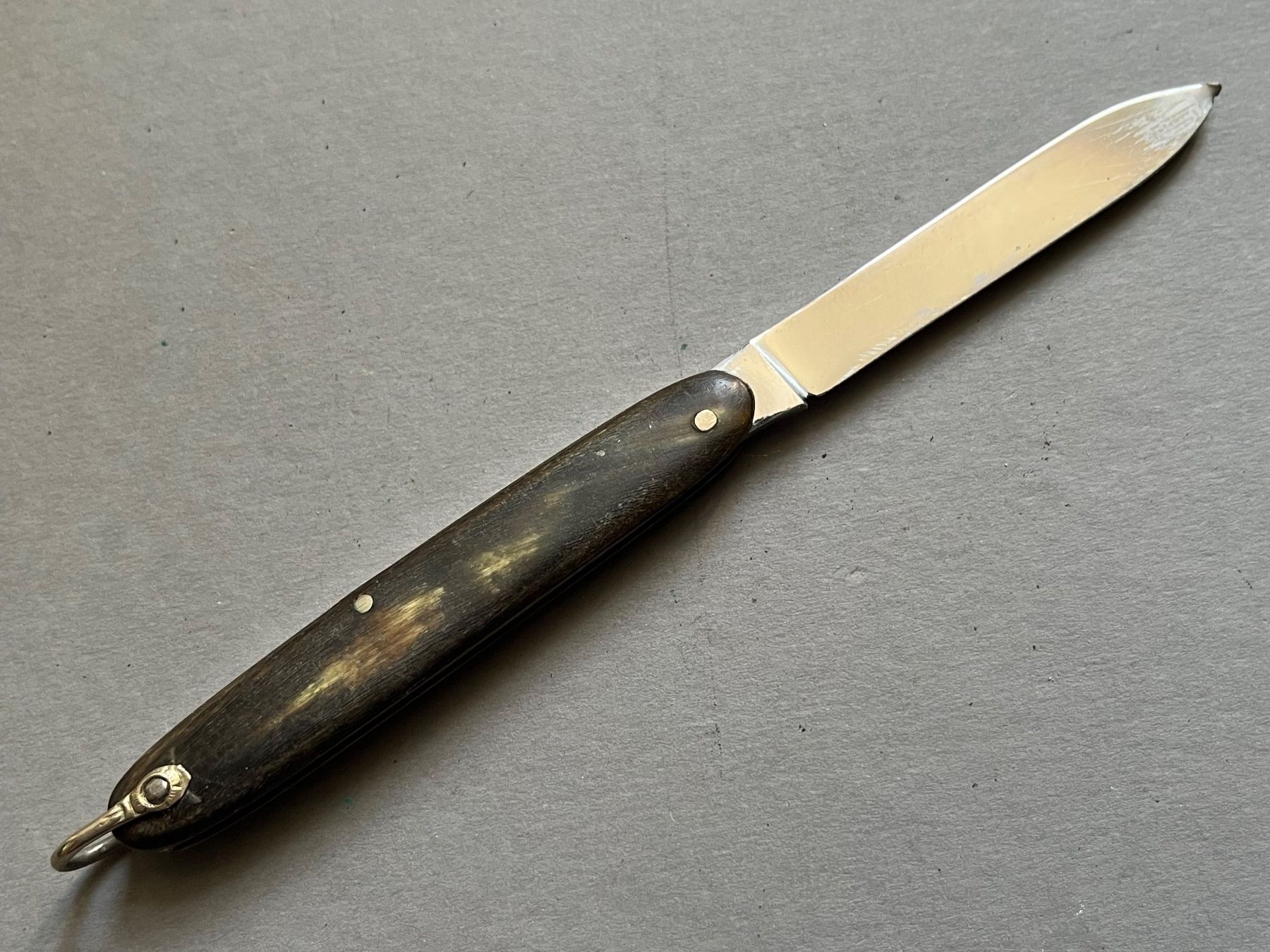 Couteaux de poche: Altes Sackmesser INOX 80 mm - Horn – D'occasion à Zürich par FV.vintage 1