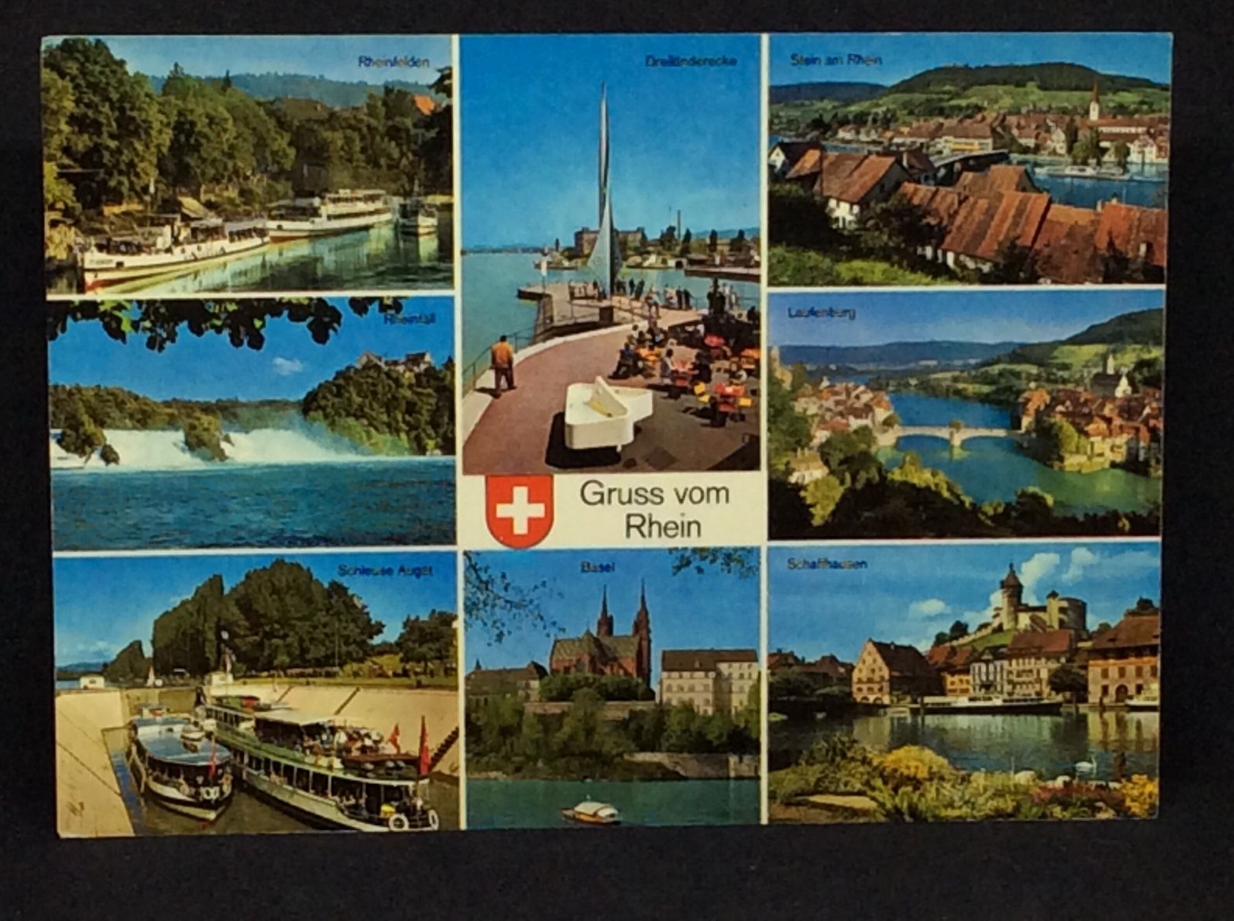 Ansichtskarten: Gruss vom Rhein – Gebraucht aus Widnau von Brusi9