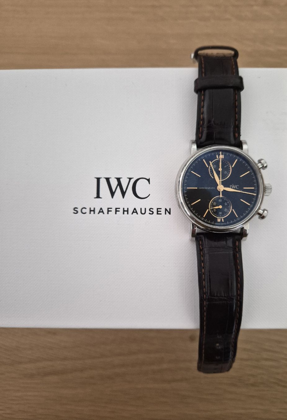 IWC Orologi: IWC Portofino Chronograph 39mm – Usato da Minusio venduto da chinolandia