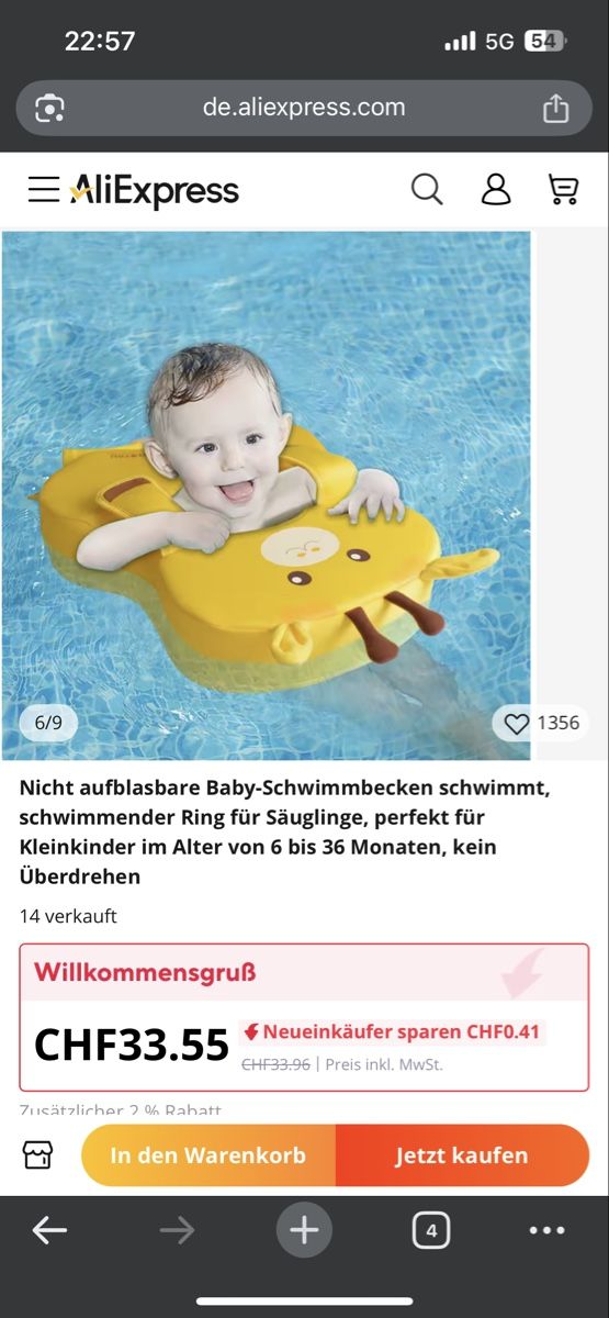 Salvagente: Baby Schwimmring – Nuovo (secondo la descrizione) da Agno venduto da me_me_me 2