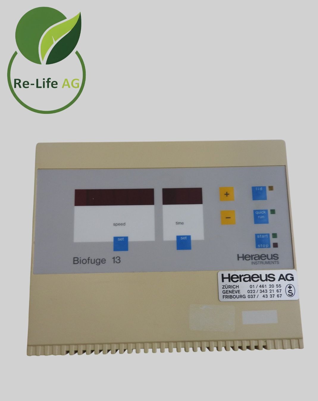 Accessori da laboratorio: Heraeus Biofuge 13 Bio Centrifuge – Usato da Reinach BL venduto da Re-LifeAG_Labor 1