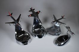 4 Swissair Flugzeug