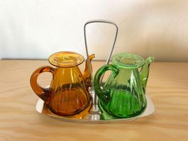 Serviteur huile & vinaigre Vintage