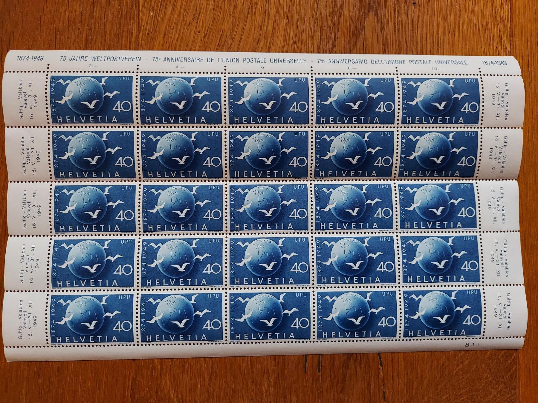 Tutti i francobolli: Briefmarkenbögen ungestempelt – Nuovo (secondo la descrizione) da Speicherschwendi venduto da Mountain010 3
