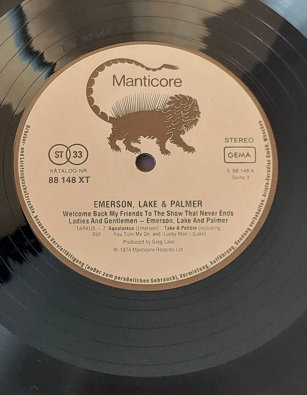 Vinyles: TRIPLE LP - EMERSON, LIKE & PALMER – D'occasion à Steckborn par Quo7 4