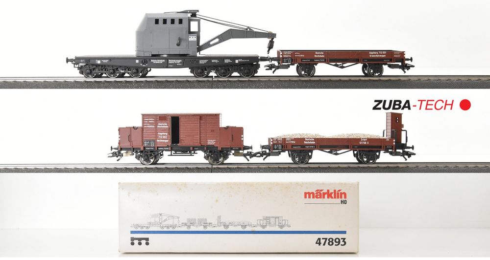 Märklin 47893 Gleisbauzug Set 4-tlg der DR H0 WS mit OVP (Gebraucht) in ...