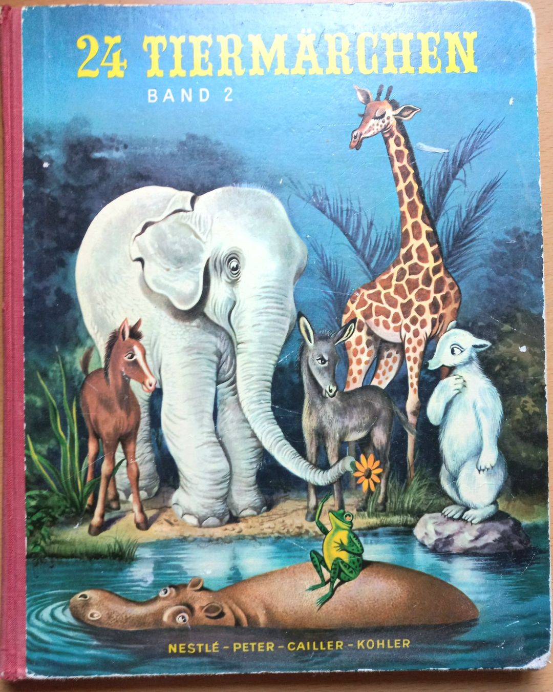 Bücher: Buch - 24 Tiermärchen - Nestlé, Peter, Cailler, Kohler – Gebraucht aus Niederuzwil von lubimaja