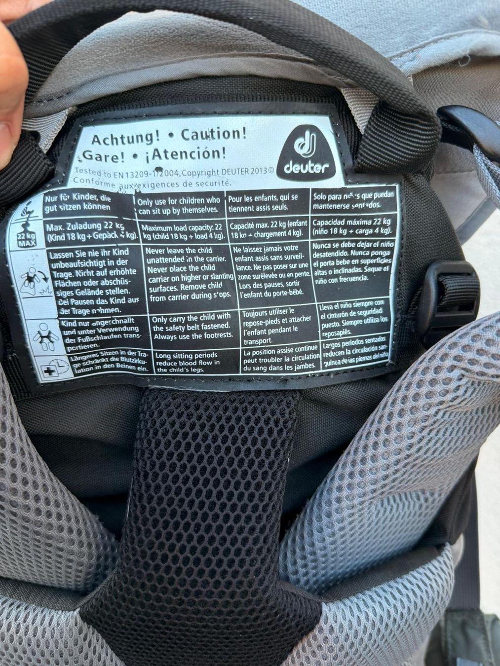 Deuter Marsupi portabebè: Porte enfant Deuter – Usato da Oulens-Echallens venduto da celinecoco 1