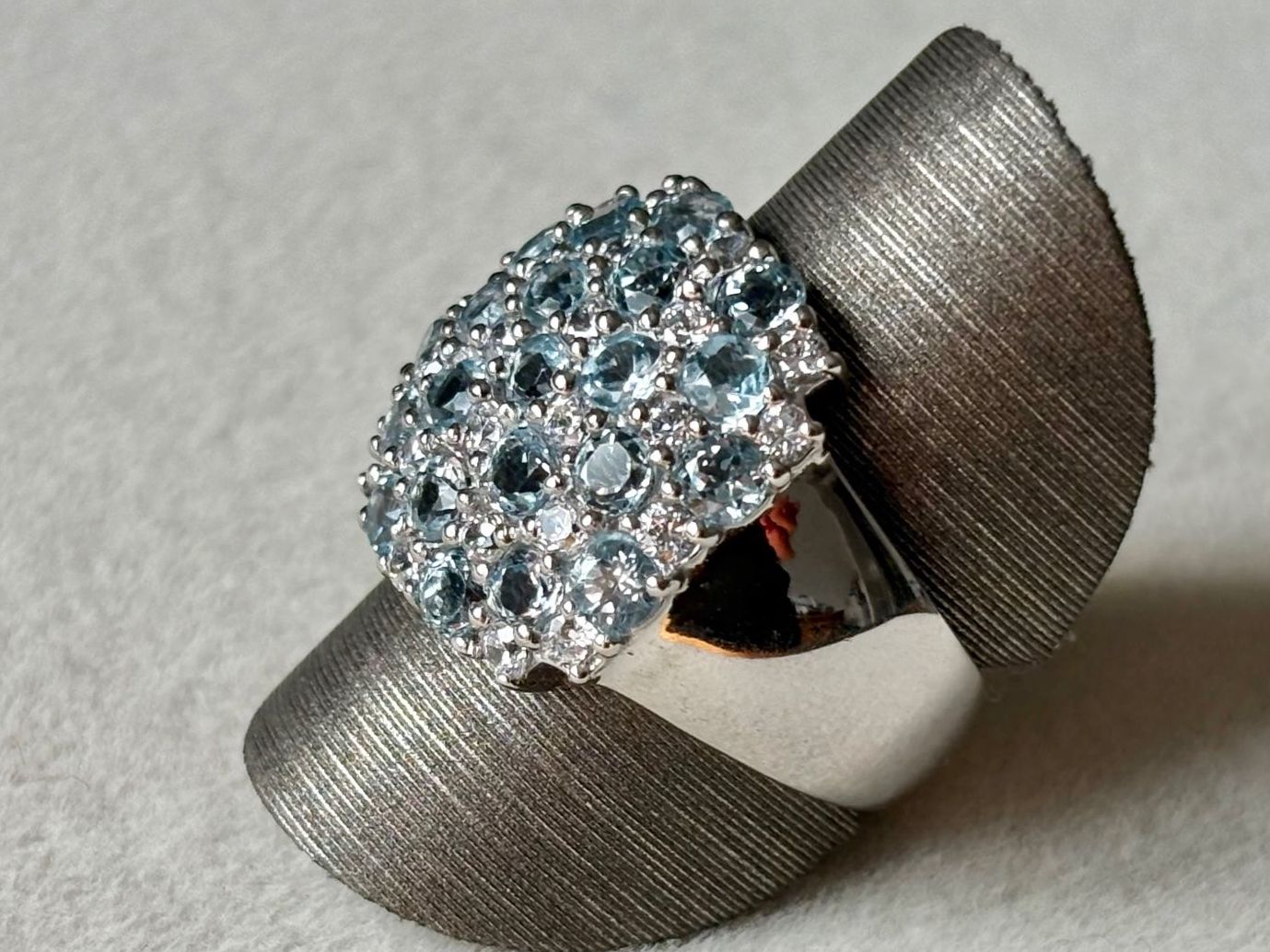 Ringe: Topas Ring, Hellblau-Weiss Gr. 57 – Neu (gemäss Beschreibung) aus Brugg AG von lau_9rvy 2