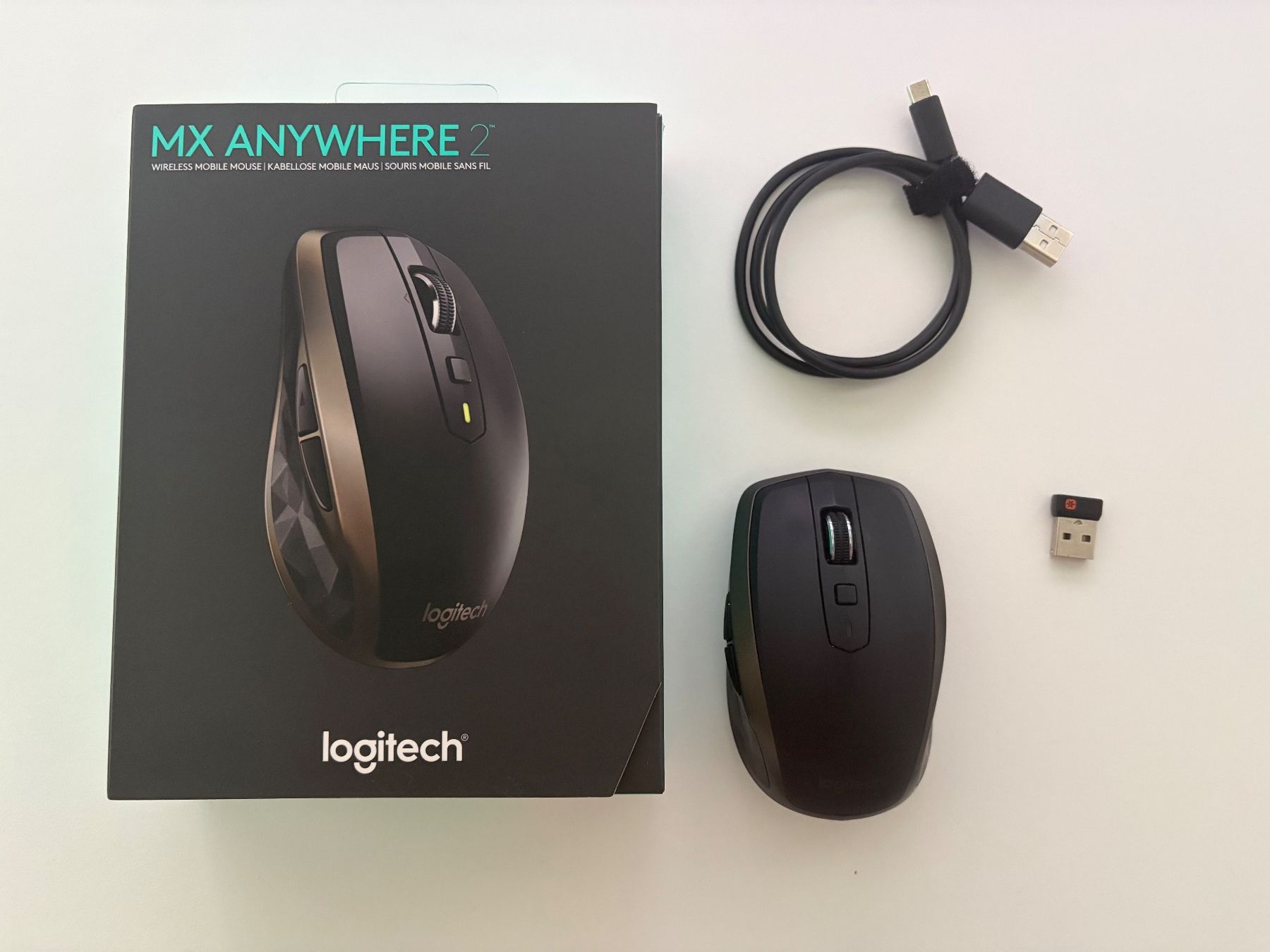 Logitech Maus: Logitech MX Anywhere 2 Bluetooth Maus – Gebraucht aus Reinach BL von Gametrader