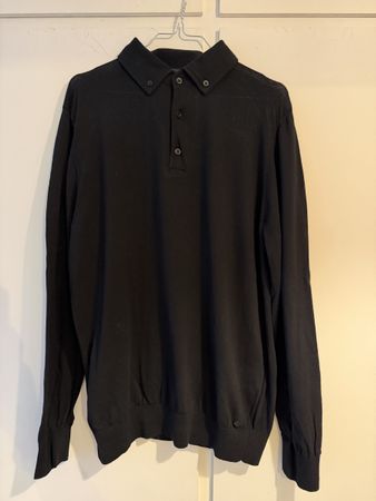 Polo KARL LAGERFELD nero uomo taglia L 2024 perfetto